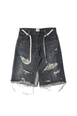 Denim Wrap Skirt - GRAY (G14PT040)