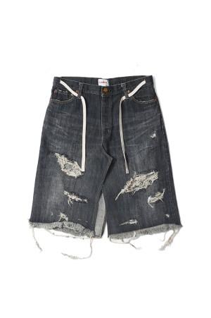 Denim Wrap Skirt - GRAY (G14PT040)