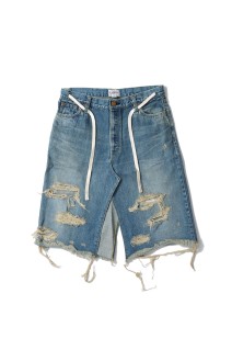 Denim Wrap Skirt - INDIGO (G14PT040)