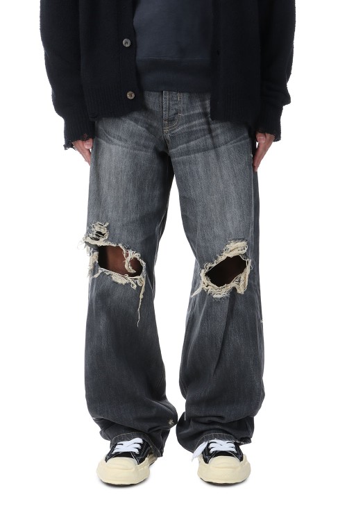 Denim Wide Pants - GRAY (G14PT036) | セレクトショップ