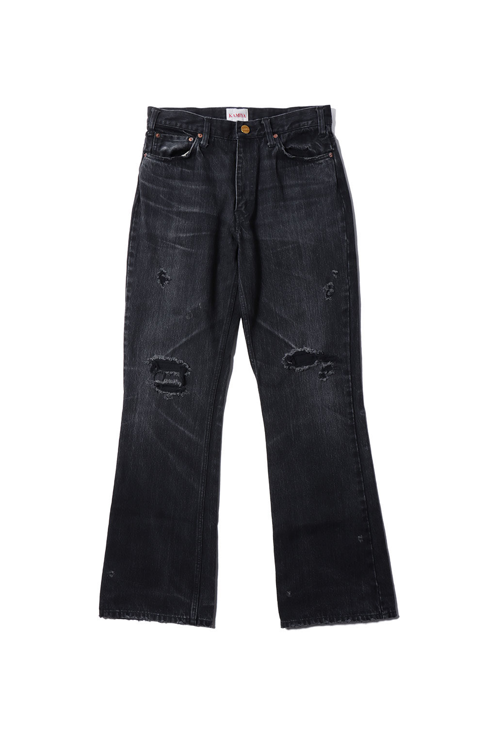 Denim Flare Pants - BLACK (G14PT037) | セレクトショップ