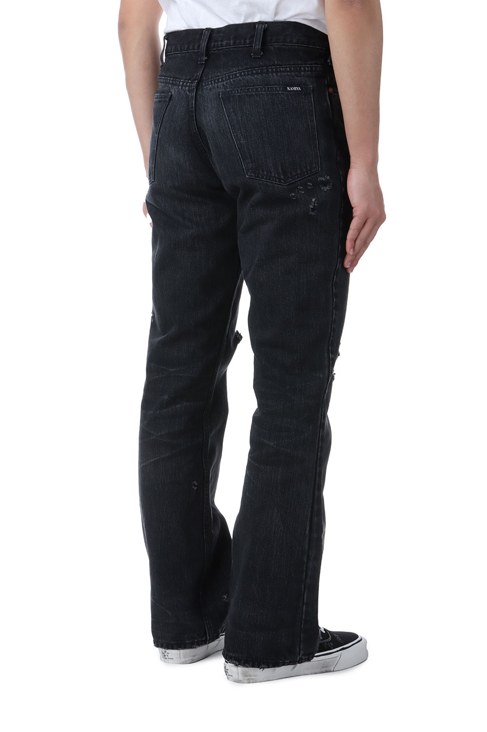 Denim Flare Pants - BLACK (G14PT037) | セレクトショップ