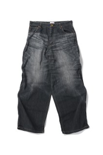 Wire Denim Wide Pants - GRAY (G14PT045)
