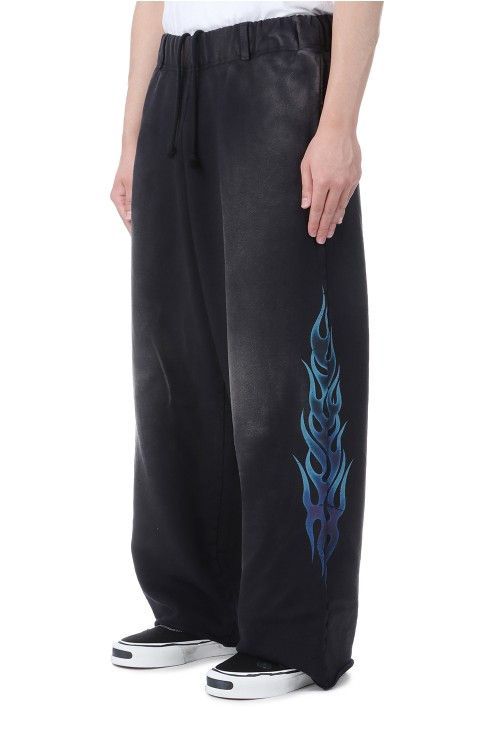 FIRE Distressed Sweat Pants - BLACK (G14PT076) | セレクトショップ