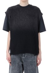 Distressed Knit Cardigan - BLACK (G14CD062) | セレクトショップ