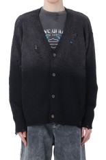 Distressed Knit Cardigan - BLACK (G14CD062) | セレクト