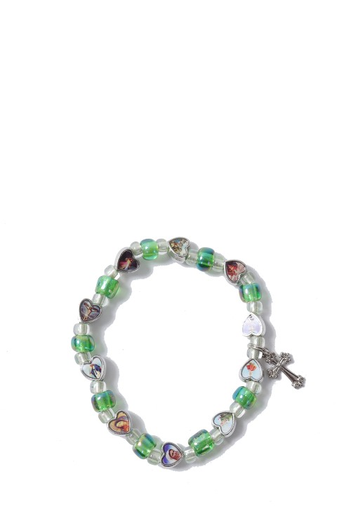 KAMIYA Mexican Beads Bracelet グリーン KAMIYA - MEXICAN BRACELET - メキシカンブレスレット - GREEN