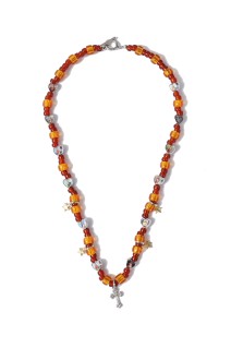 Mexican Beads Necklace - BROWN (G14AC121)