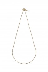 Cylinder Link Necklace -60cm/Gold- (XON041-60G)