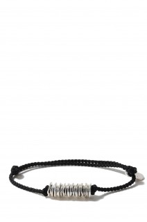 Piece Silk Code Bracelet (XOCB003-BLK)