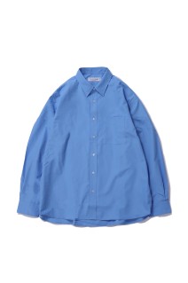 L/S REGULAR COLLAR SHIRTS - SAX (251-60301A)