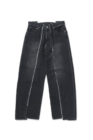 BAGGY JEANS - FADED BLACK (OPJ-01)