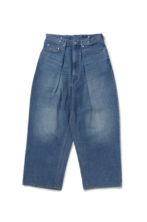 4 TUCK JEANS - BLUE (OPJ-05)