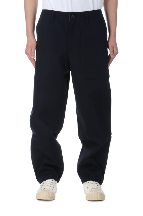 DC-6 ORGANIC COTTON TWILL TROUSERS - NAVY (251CPDS-PTM01