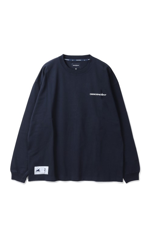 ENVIRONMENT ORGANIC COTTON LS - NAVY (251ATDS-CSM08) | セレクト