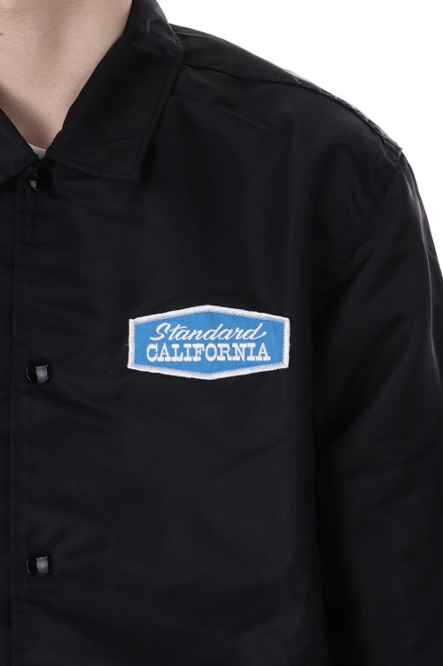 SD Stadium Logo Patch Coach Jacket - BLACK | セレクトショップ