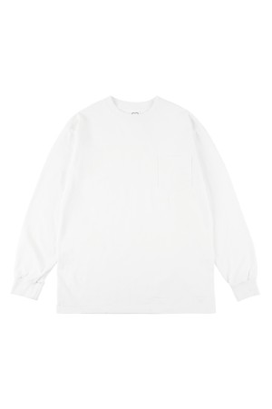 SD Heavyweight Pocket LS T VW - WHITE