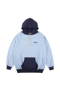 SD 88/12 Diner Logo 2Tone Hood Sweat - BLUE