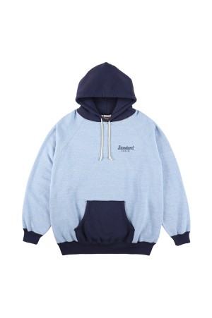 SD 88/12 Diner Logo 2Tone Hood Sweat - BLUE