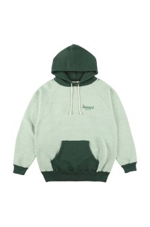 SD 88/12 Diner Logo 2Tone Hood Sweat - GREEN