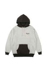 SD 88/12 Diner Logo 2Tone Hood Sweat - GRAY