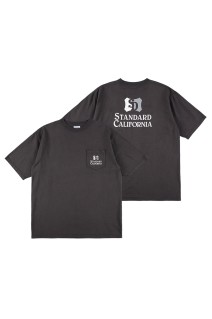 SD Heavyweight Shield Logo Pocket T - BLACK