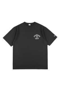 Champion for SD Exclusive Heavyweight Logo T - BLACK