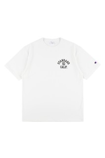 Champion for SD Exclusive Heavyweight Logo T - WHITE