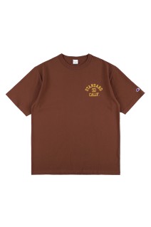 Champion for SD Exclusive Heavyweight Logo T - BROWN