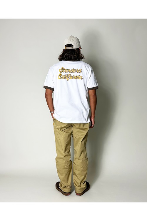 SD US Cotton Script Logo をやRinger T SD US Cotton Script Logo Ringer T : STANDARD CALIFORNIA