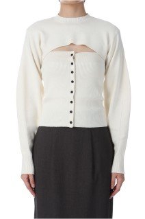 Layered Knit Combi -IVORY (62510514)