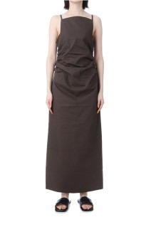 Backopen Shirring Onepiece -BLACK (62510308)