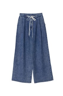 AGING LIKE WIDE DENIM PANTS -NOIR (112510830270)