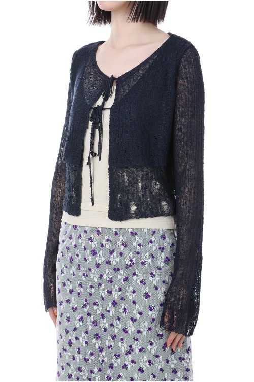 【最終価格】PERVERZE Double Sheer Cardigan Double Sheer Cardigan（カーディガン/ボレロ）｜PERVERZE