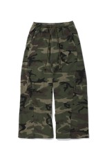 3D TWISTED LOUNGE WIDE PANTS - WOODLAND (NF251P13)