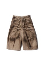 3D TWISTED JORTS - CRAZY DIRTY WASHED TAN (NF251P10B)