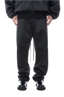 Bonded Satin Relaxed Track Pant / Jet Black (130SP258210F)
