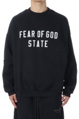 90'S Fit Fleece Crewneck / Jet Black (192SP256550F)