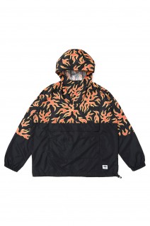 PACKABLE FIRE ANORAK / ORANGE - BLACK (CLG-JK 025-002)