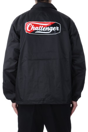 TWO TONE LOGO COACH JACKET / BLACK (CLG-JK 025-005)