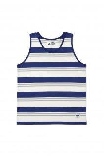 BORDER TANK TOP / BLUE - WHITE (CLG-CS 025-005)
