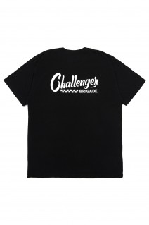 CHECKER LOGO TEE / BLACK (CLG-TS 025-002)