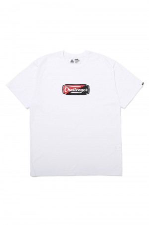 TWO TONE LOGO TEE / WHITE (CLG-TS 025-003)
