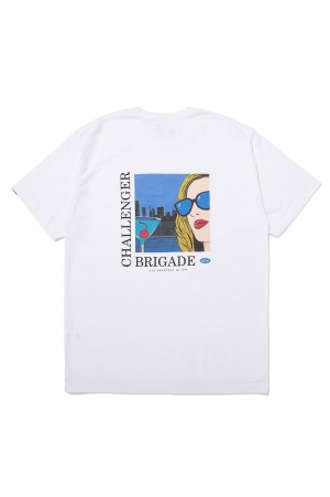 COCKTAIL POCKET TEE / WHITE (CLG-TS 025-004)
