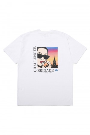 CIGAR POCKET TEE / WHITE (CLG-TS 025-005)