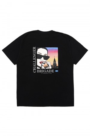 CIGAR POCKET TEE / BLACK (CLG-TS 025-005)