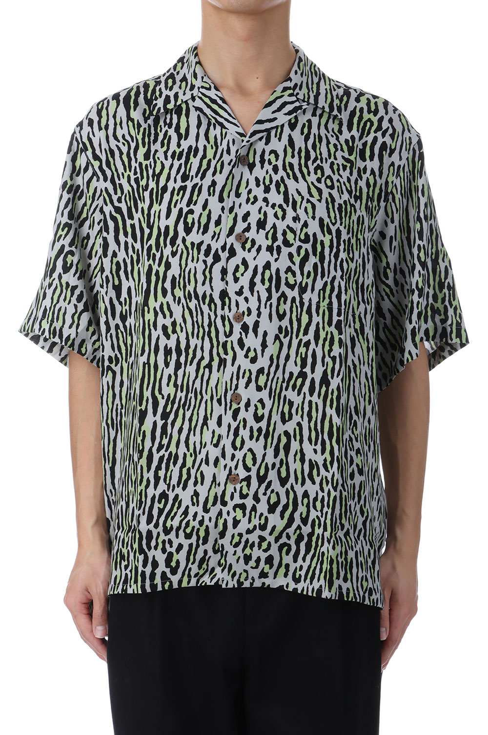 HAWAIIAN SHIRT S/S ( TYPE-6 ) / GRAY (25SS-WMS-HI06