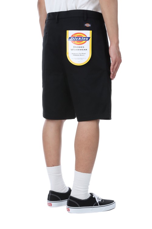 DICKIES / PLEATED SHORT TROUSERS ( TYPE-1 ) / BLACK (25SS-WMP-DC02