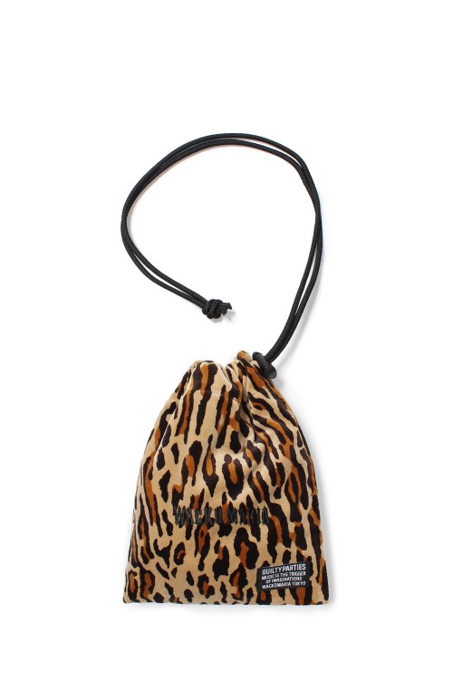 【WACKO MARIA】LEOPARD SHOULDER POUCH TYPE-1 25SS-WMA-BG10 WackoMariaLeopardShoulderPouch