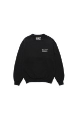 HEAVY WEIGHT CREW NECK SWEAT SHIRT ( TYPE-3 ) / BLACK (25SS-WMC-SS11)